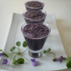 Recette Verrine de "Violettes" (Dessert - Gastronomique)