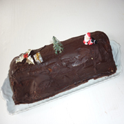 Bûche aux Marrons et Chocolat Noir (Noël 2009)