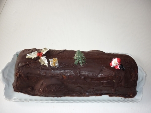 Bûche aux Marrons et Chocolat Noir (Noël 2009) - image 3