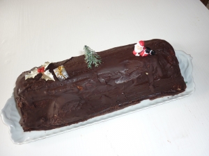 Bûche aux Marrons et Chocolat Noir (Noël 2009) - image 4