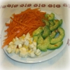 Salade de Carottes, Avocats, Reblochon à l'Orange