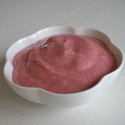 Mousse Glacée aux Framboises