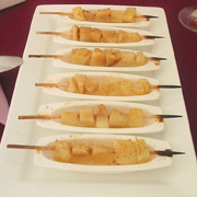 Brochettes de Poires Caramélisées