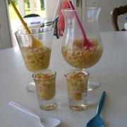 Verrine au Coeur de Palmier et Surimi