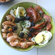 Salade de Tomates aux Crevettes