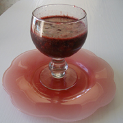 Smoothie (Mangue, Myrtilles, Jus de Cranberry)