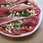 Salade de Tomates à la Fourme de Montbrison