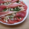 Recette Salade de Tomates à la Fourme de Montbrison (Entrée - Cuisine familiale)