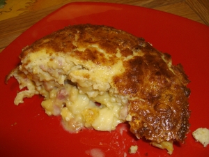 Clafoutis au Camembert et aux Lardons - image 1