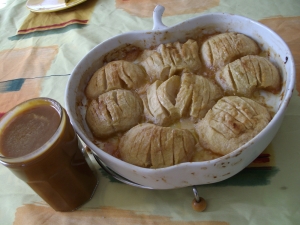 Crème Caramel au Beurre Salé et Pommes Fondantes - image 4