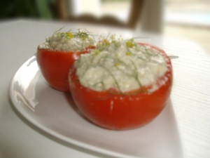 Tomates au Fromage Blanc et Sassenage - image 2