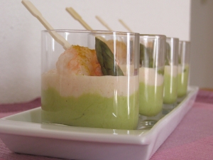 Verrine aux Asperges Vertes & aux Crevettes - image 1