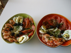 Salade de Tomates aux Crevettes - image 1