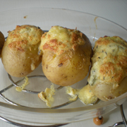 Pommes de Terre Farcies au Sassenage (Bleu du Vercors)