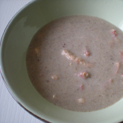 Potage aux Champignons et Lardons Fumés