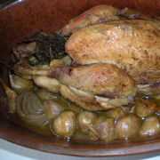 Poulet aux gousses d'Ail