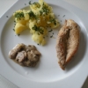 Recette Blanc de Poulet aux Pommes de Terre et aux Champignons (Plat complet - Cuisine allégée)