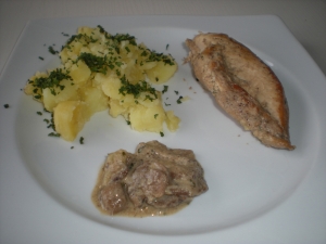 Blanc de Poulet aux Pommes de Terre et aux Champignons - image 2