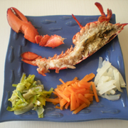 Homards de la Côte Normande (Flambés au Calvados)