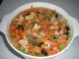 Soupe Chinoise aux Crevettes - image 1