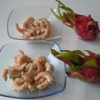 Recette Crevettes au Fruit du Dragon (Pitaya) (Entrée - Gastronomique)