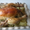 Recette Poulet Rôti aux Pommes de Terre (Plat complet - Cuisine familiale)