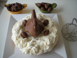 Nid de Pâques à la Noix de Coco et Mousse au Chocolat Blanc - image 1