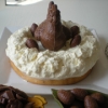 Recette Nid de Pâques à la Noix de Coco et Mousse au Chocolat Blanc (Dessert - Barbecue)