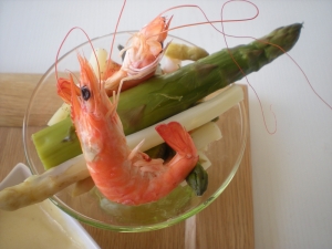 Verrines  "Maïs, Crevettes, Asperges" - image 2