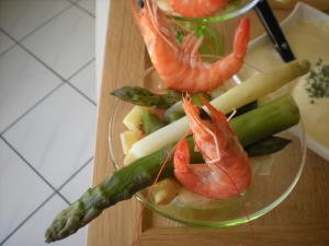 Verrines  "Maïs, Crevettes, Asperges" - image 3