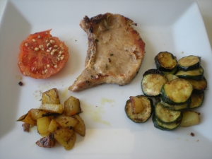 Côtes de Porc  et ses Légumes façon Plancha - image 2