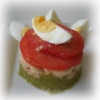 Asperges, Saumon, Coeurs de Palmier, Tomates, Oeufs