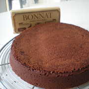 Gâteau au Chocolat BONNAT   et ses Fraises