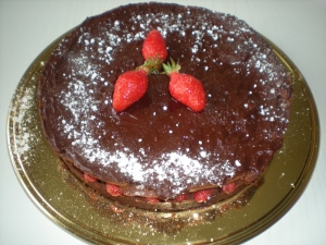 Gâteau au Chocolat BONNAT   et ses Fraises - image 3