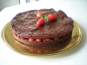 Gâteau au Chocolat BONNAT   et ses Fraises - image 4