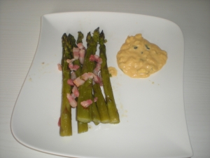 Asperges, Lardons, Oeufs Brouillés à la Truffe - image 2