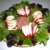 Recette Salade de Tomates, Oeufs, Mozzarella (Entrée - Cuisine familiale)