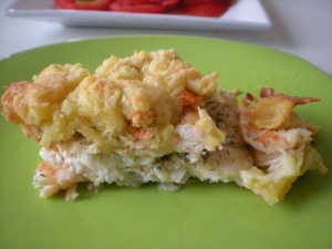 Crumble aux Filets de Poisson et Crevettes - image 1