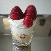 Verrines "Trifles de Fraises"