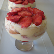 Verrines "Tiramisu aux Fraises"