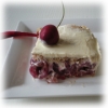 Dacquoise aux Cerises et Chocolat Blanc