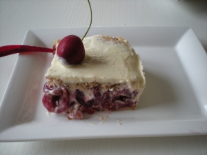 Dacquoise aux Cerises et Chocolat Blanc - image 1