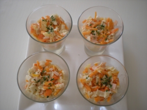 Verrines " Surimi, Carottes, Ananas" - image 3