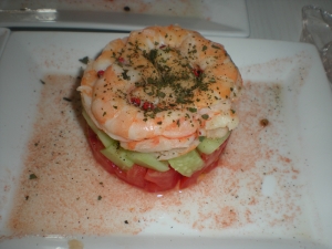 Tomates, concombre, crevettes - image 3