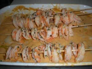 Filets de Flétan, Brochettes de Crevettes - image 5