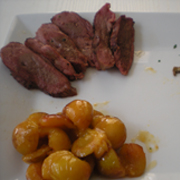 Magret de Canard aux Mirabelles