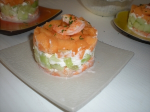 Crevettes, Concombre, Melon, - image 1