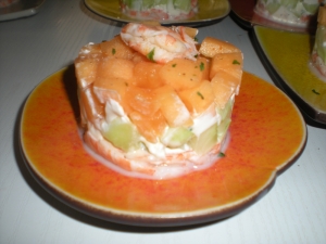 Crevettes, Concombre, Melon, - image 2