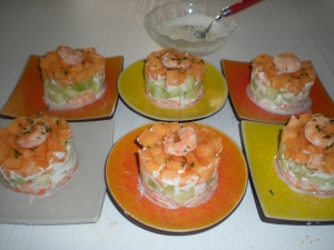 Crevettes, Concombre, Melon, - image 3