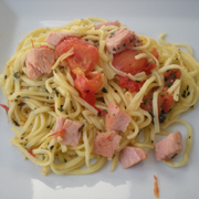 Linguines au Jambon